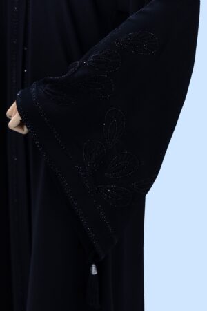 embroidered-stone-work-tassel-sleeve-abaya-jet-black-5.jpg