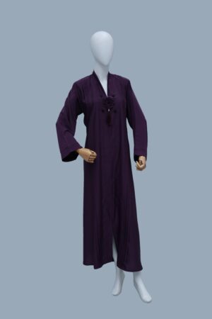 Front-Open Minimal Abaya