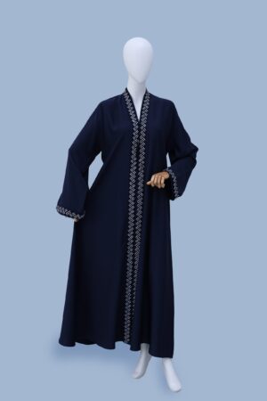 front-open-abaya-contrast-chevron-border-navy-blue-1.jpg