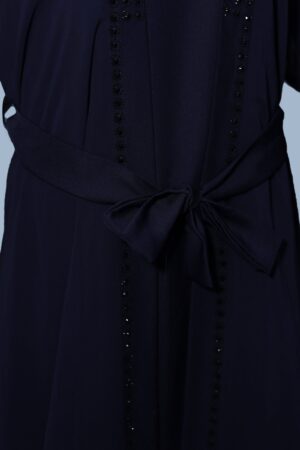 front-open-stone-work-abaya-waist-belt-navy-blue-2.jpg