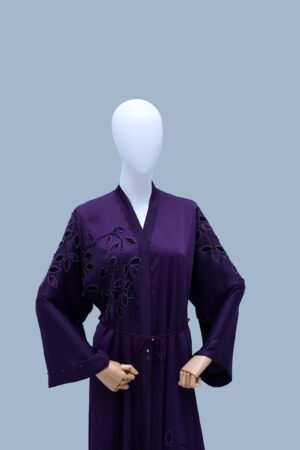 handmade-boutique-leaf-cut-work-abaya-rope-belt-royal-purple-3.jpg